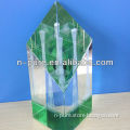 Green 3D Crystal Laser Engraving Gifts
